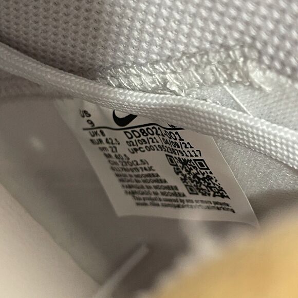 Nike Blazer Mid '77 EMB Men's Size 9 Vast Grey Summit White DD8021-001 BRAND NEW - Picture 9 of 11